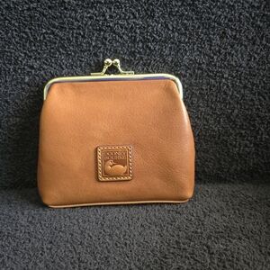 Dooney Florentine Large Framed Purse - Color: Natural